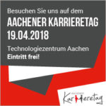 Ingeneric als Aussteller auf dem Aachener Karrieretag 2018