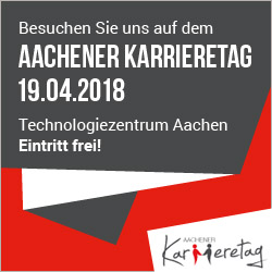 Ingeneric als Aussteller auf dem Aachener Karrieretag 2018