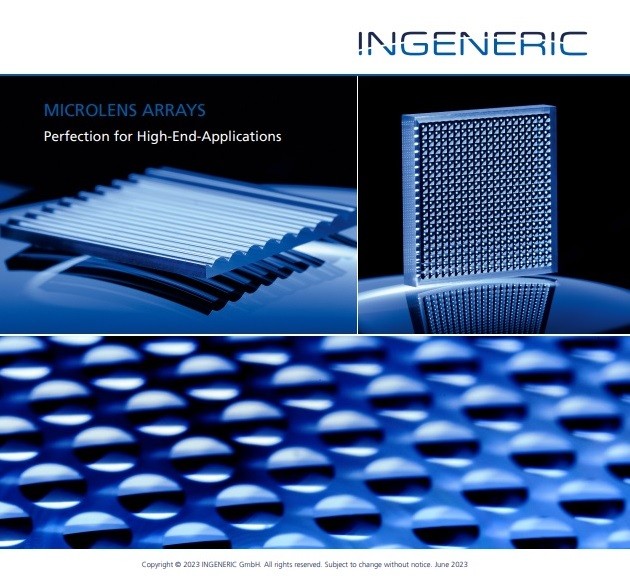 Titelseite Microlens Arrays Broschüre