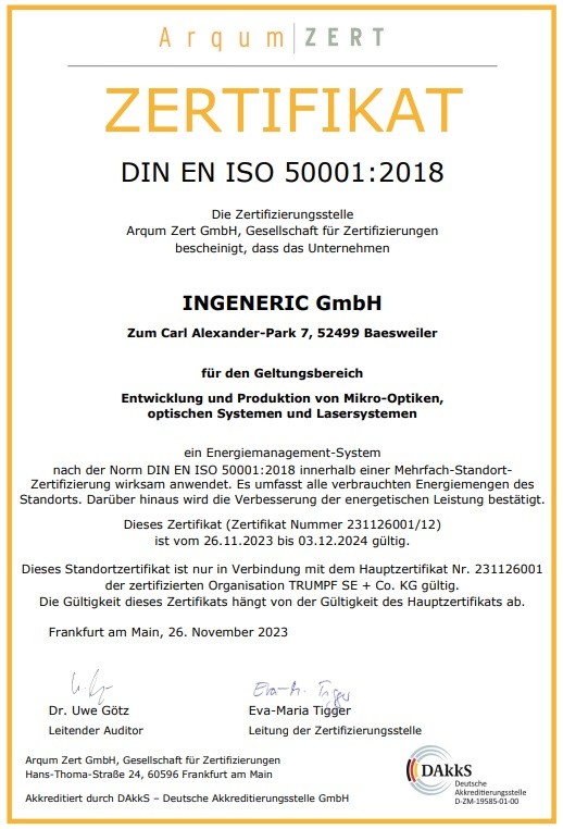 Arqum Zertifikat DE